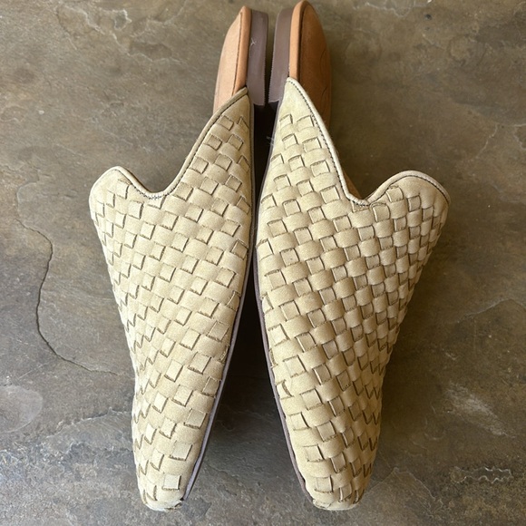 Joie Leather Woven Weave Mule - Picture 8 of 11